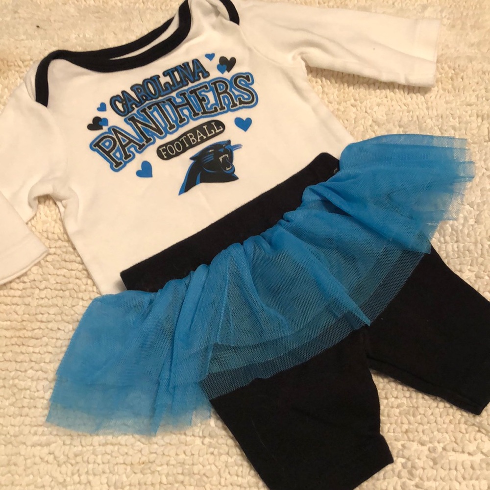Carolina Panthers 0-3 month outfit